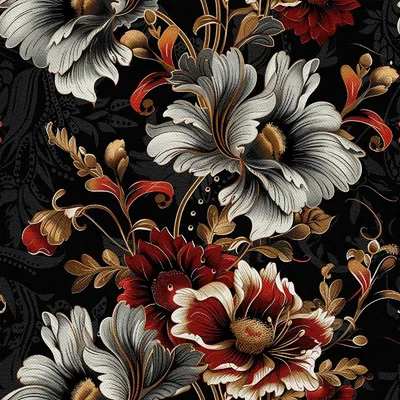Produktbild von OUTDOOR DEKOSTOFFE OXFORD - Motiv Blumen I DX5431