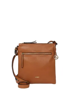 Produktbild von L.CREDI Umhängetasche New Orleans Crossbody Bag Cognac hellbraun