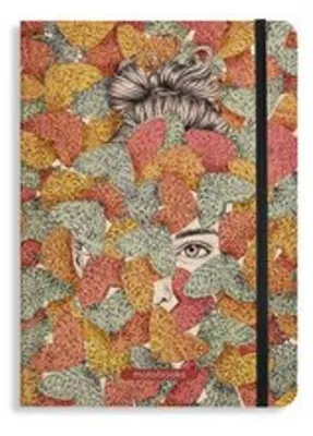 Image de matabooks - Carnet/journal intime/bullet journal/cahier/notebook durable au format A5 en papier de sorgho - Nari Couleur : Muted Red (à points)