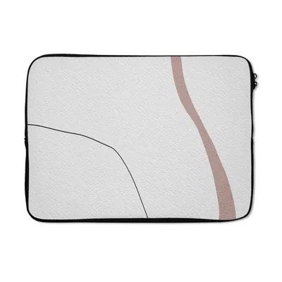 Produktbild von MuchoWow® Laptop Hülle 13 Zoll Linie - Pastell - Gestaltung Laptoptasche - Laptophülle - Sleeve - Rundumschutz