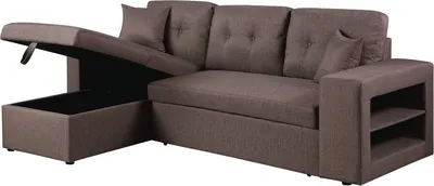 Produktbild von Ecksofa reversibel mit Schlaffunktion "Axel" - 3-Sitzer - Taupe