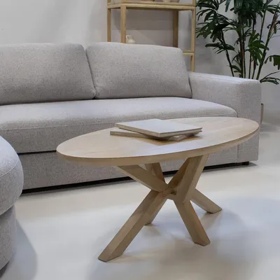 Produktbild von Giga Meubel Couchtisch Onno aus Mangoholz - natur - 120x60x47cm