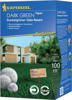 Produktbild von Kiepenkerl Grüner Gala Rasen 2 kg Profi-Line Dark Green