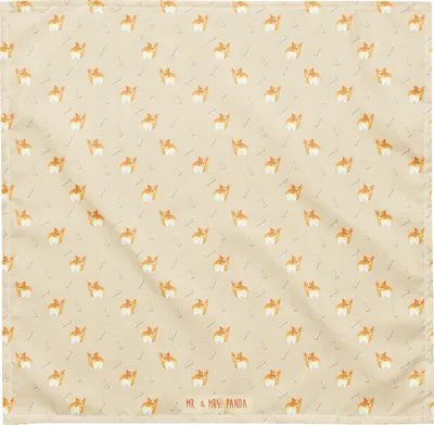 Produktbild von Mr. & Mrs. Panda Bandana Corgi Po M - Gelb - Geschenk, Süß, Sprüche, Corgie, Tuch, Haarband, Hundehalstuch, Hund, Spruch, Kopftuch, Dreieckstuch