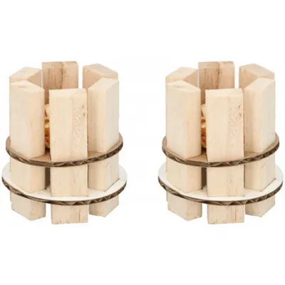 Produktbild von anzündholz 7,5 x 8 cm Holz klar 2 Stück