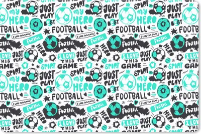 Produktbild von MuchoWow® Schreibtischunterlage Muster - Fußball - Sport - Jungen - Kinder - Kinder 60x40 cm - XXL Mauspad - Großes Mauspad