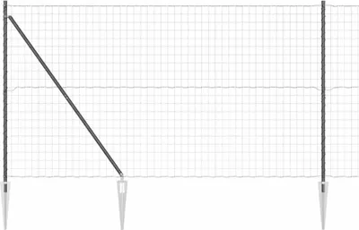 Obrázok produktu pre vidaXL Drôtený plot s hrotmi 10 x 1,5 m (Š x V)