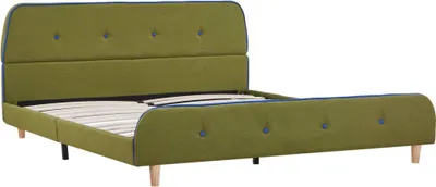 Obrázok produktu pre vidaXL Posteľný rošt Zelená látka 140x200 cm
