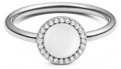 Obrázek produktu pro Originální prsten s perlami a krystaly Audrey DW0040127 - Obvod: 56 mm.