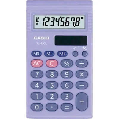 Zdjęcie produktu dla Kalkulator kieszonkowy Casio® SL-450-S