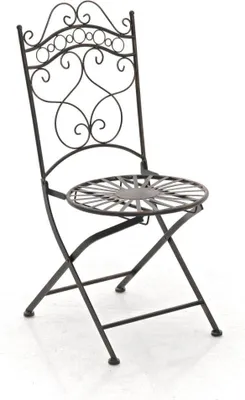 Produktbild von Charmig Gartenstuhl aus Eisen – Bistrostuhl – Stabiles & nostalgisches Design