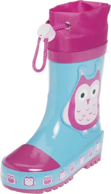Produktbild von Playshoes - Gummistiefel Eulen - Turquoise