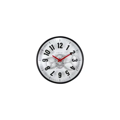 Produktbild von NeXtime Modern Gear, Wand, Quarzuhr, Rund, Schwarz, Weiß, AA, 36 cm