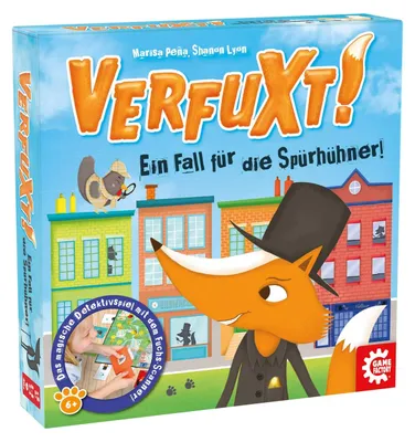 Produktbild von Detektivspiel Brettspiel Familienspiel - 2-4 Spieler - Ab 6 Jahren - 20 Minuten Spieldauer - Mit Fuchsscanner
