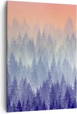 Produktbild von Bild auf Leinwand - Leinwandbild - Einteilig - Wald Baum Natur - 50x70cm - Wand Bild - Wanddeko - Wandbilder - Leinwanddruck - Kunstdruck - Wanddekoration - Leinwand bilder - Wandbild - PA50x70-3929
