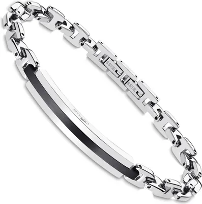 Produktbild von LOTUS Style Armband Edelstahl LS1966-2/2 silber schwarz Herren JLS1966-2-2
