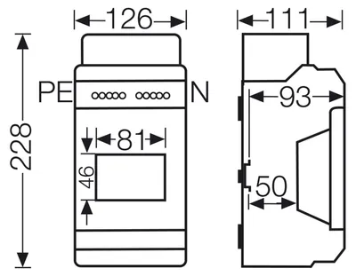 Produktbild von Hensel Automatengehäuse KV PC 9104 4,5TE IP65