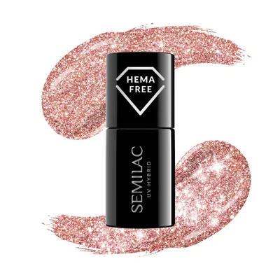 Zdjęcie produktu dla Semilac 458 Sparkling Rosé UV Gel Polish 7ml