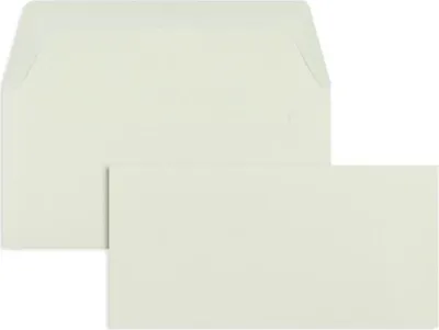 Produktbild von Briefumschläge DINlang 100g/qm gummiert VE=100 Stück ivory