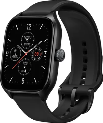 Produktbild von Amazfit GTS 4 Infinite Black Smartwatch GPS 150 športové programy Bluetooth hudba