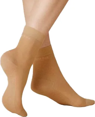 Obrázok produktu pre Ponožky s bavlneným chodidlom Bavlna Sole 20 DEN cashmere-35.38