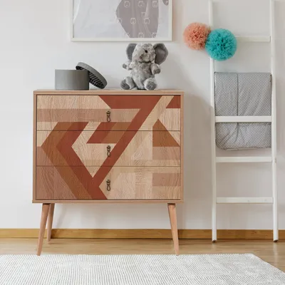 Produktbild von Skye Decor, City Trio Flow, Kommode, Mehrfarbig, 100 % MELAMINBESCHICHTETE SPANPLATTEN, 80 x 40 x 89 cm