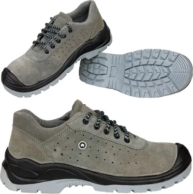 Produktbild von Arbeitsschuhe Sicherheitsschuhe Schutzschuhe Sämischleder S1 Schutzkappe (PERFO) Gr. 42