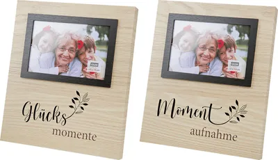 Produktbild von GILDE MDF LED Fotorahmen "Momente" VE 4 so