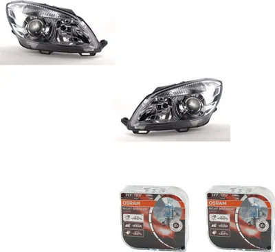 Produktbild von Scheinwerfer + Osram Night Breaker Laser kompatibel zu Skoda Fabia 54 10-14 L R 5J1941017D 5J1941015D 5J1941018D 5J1941016D Johns