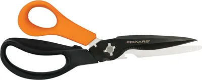 Produktbild von Fiskars Mehrzweckschere Drahtschneider Flaschenöffner Gartenschere Edelstahl