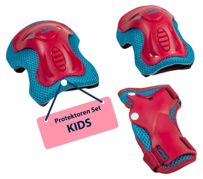 Produktbild von HUDORA Protektoren Set Kids S berry