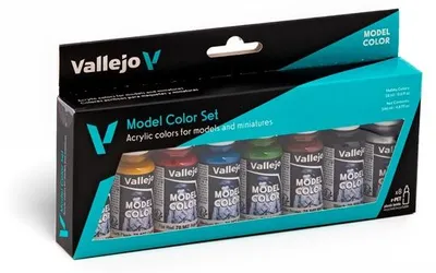 Produktbild von Vallejo 70.260 - Farb-Set Wargame Basic, 8 x 18 ml - Neu