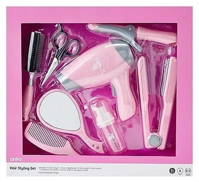 Immagine prodotto di Set asciugacapelli Playgo con pinze e altri accessori.