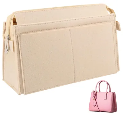 Produktbild von Mini Filz Organizer für Handtasche mit Reißverschluss