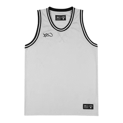 Produktbild von K1X | Big Hole Mesh Double X | Basketball Jersey, Farbe:Grau, Kleidergröße:S