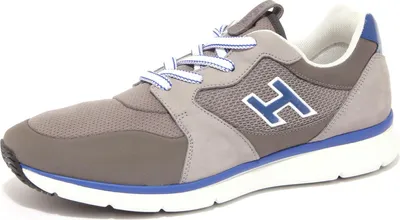 Produktbild von 4205Q trainer mann HOGAN NEW SNEAKER H FLOCK grau/blau grau schuh männer