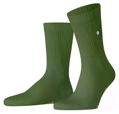 Obrázek produktu pro Pánské ponožky Burlington, model Bond Street M, materiál: bavlna, jednobarevné, 1 pár, barva: zelená, bambusová