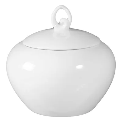 Produktbild von Zuckerdose - Weiß - Porzellan - 2,50 ml - mit Deckel