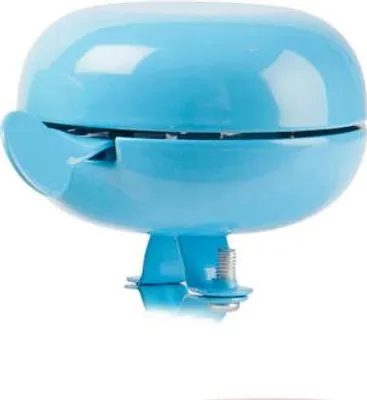 Produktbild von Fahrrad Klingel im Vintage Stil und schönem Ding Dong Klang Farbe blau