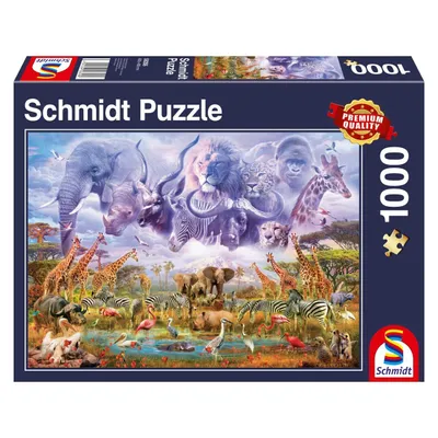 Obrázok produktu pre Schmidt Spiele 58356, 1000 kusov, Zvieratá, 12 rok / roky