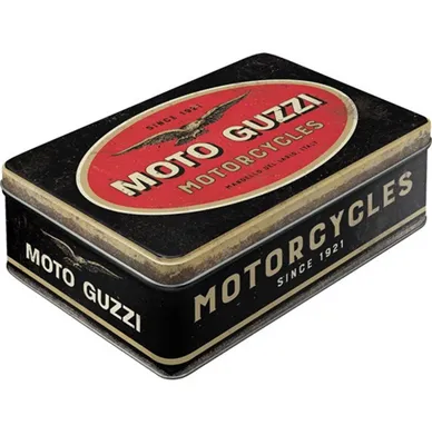 Obrázek produktu pro Nostalgic-Art - Plochá plechovka - Moto Guzzi - Motocykly s logem Moto Guzzi
