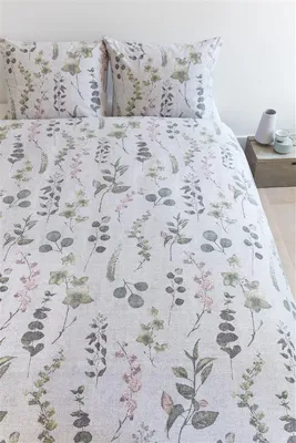Produktbild von beddinghouse Renforcé Bettwäsche 2 teilig Bettbezug 135 x 200 cm Kopfkissenbezug 80 x 80 cm Blooms 180960 Natur