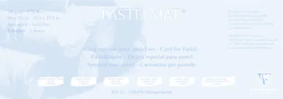 Produktbild von Clairefontaine Papier für Pastellmalerei, 5 Bogen 50x70cm Weiß 496010C