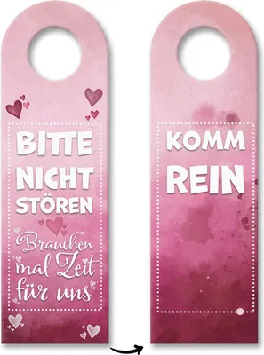 Produktbild von Bitte nicht stören brauchen mal Zeit für uns Türhänger