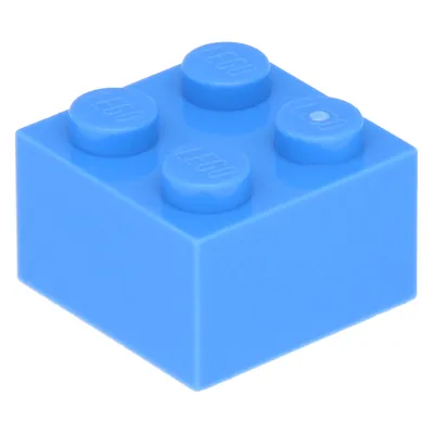 Produktbild von Lego® 2x2 Stein 3003 - 10 Stück Mittleres Blau