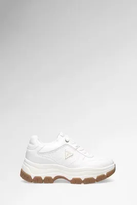 Image de Baskets Guess pour femmes, modèle FLFBE3, collection automne/hiver 2012, couleur blanche