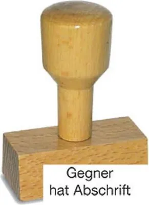 Produktbild von Vorgangsstempel - Gegner hat Abschrift
