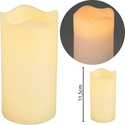 Obrázok produktu pre Sviečka LED na batérie na osvetlenie hrobov, 11,5 cm plameň