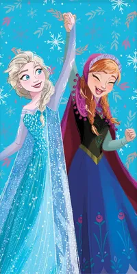 Immagine prodotto di Telo da bagno Disney Frozen Anna Elsa 60 x 120 cm