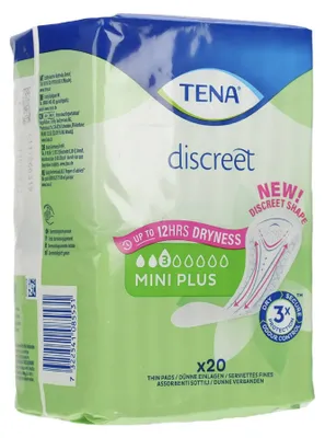 Produktbild von TENA DISCREET Inkontinenz Einlagen mini plus 20St PZN 17981427